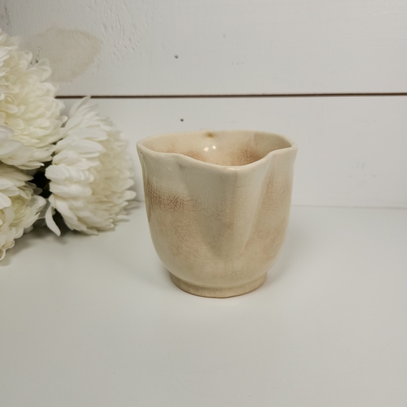 Antique Heavily Stained & Crazed Ironstone Creamer Pitcher- Country Farmhouse - Picture 4 of 9